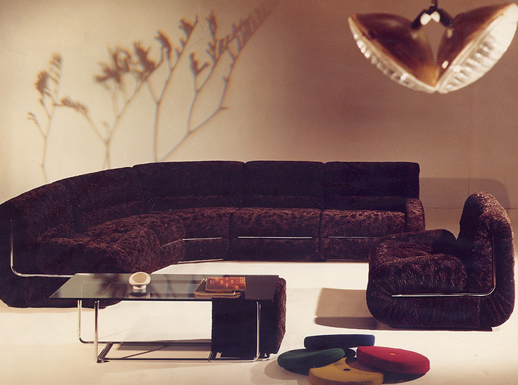 Mussi divano angolare anni '60 - '70