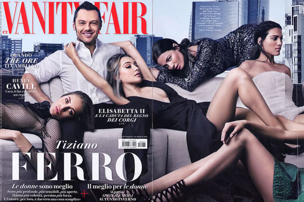Vanity Fair cover Mussi Sedutalonga sofa