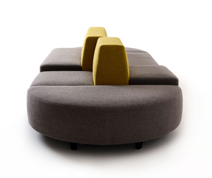 Mussi divano Shervin vista laterale design MYGG