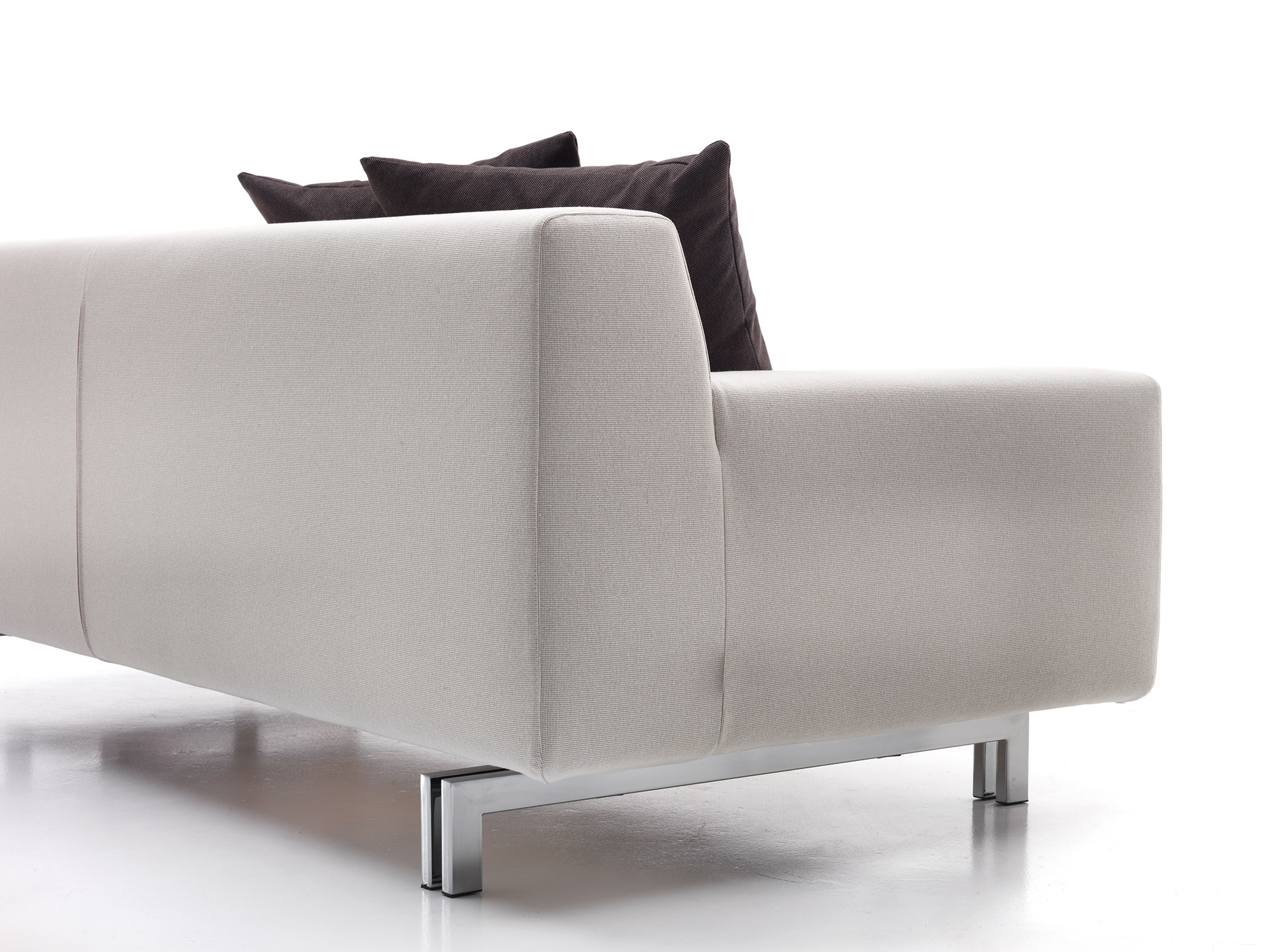Mussi Alexander sofa armrest ad foot detail
