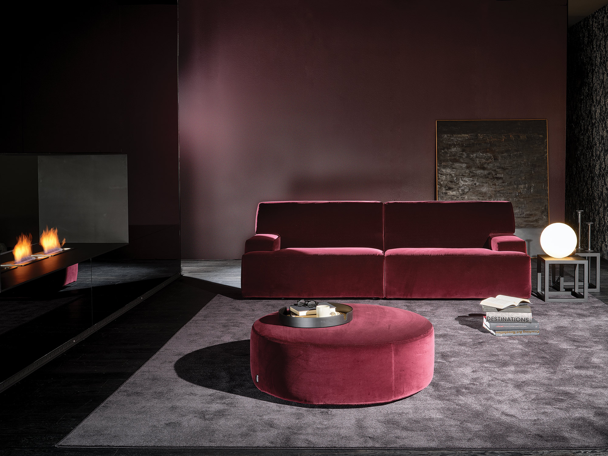 Mussi Brera sofa living room composition