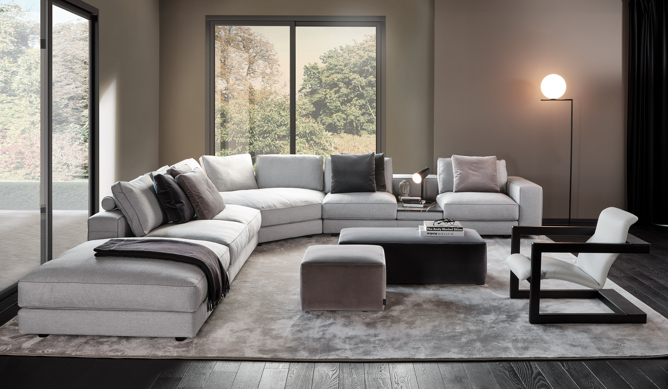 Mussi: Sinfonia sectional sofa composition