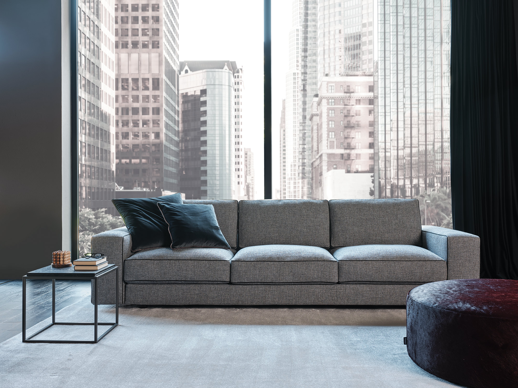 Sinfonia Sofa and Silhouette coffee table