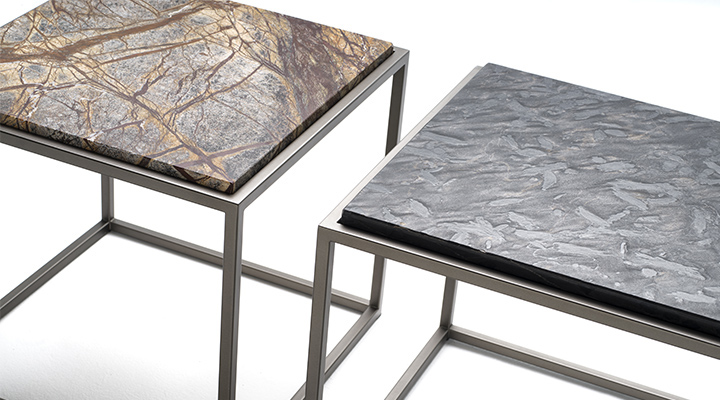 Coffee table Silhouette granite marble top