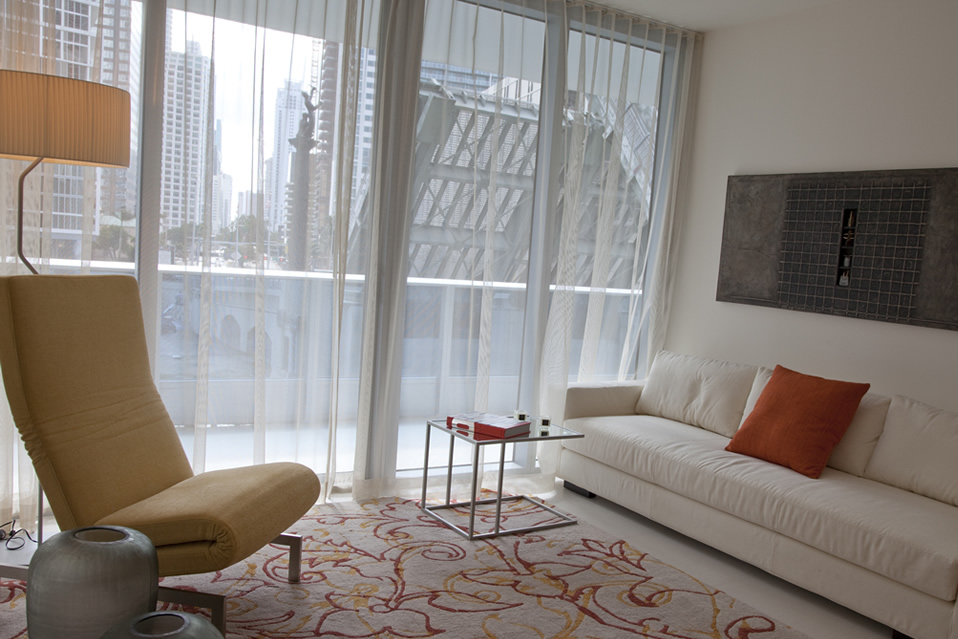 Mussi contract projects: Epic Miami sofa and armchair