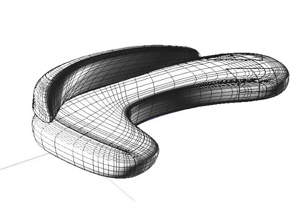 Mussi design project: Palù sofa sketch