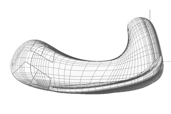 Giorgio Palù design sofa sketch